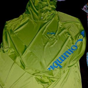 Green Columbia PFG shirt size XL